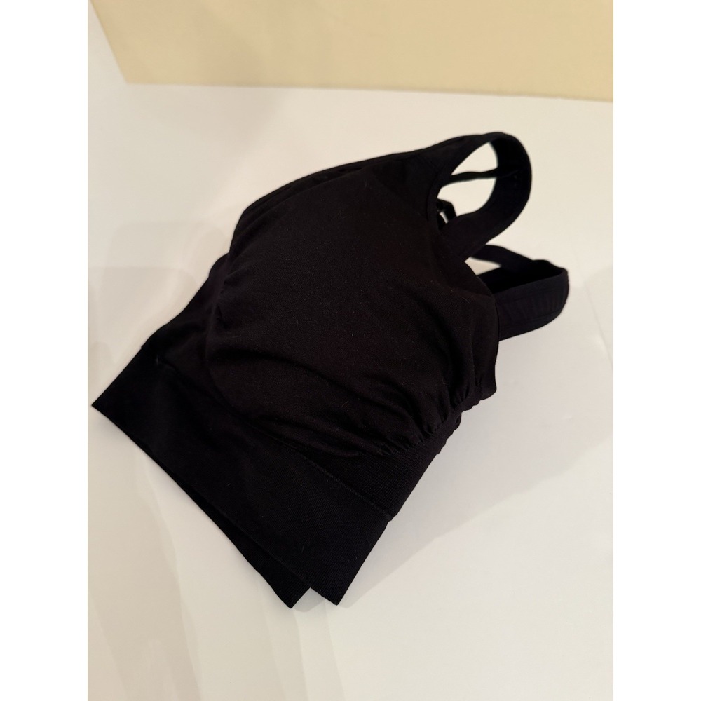 Genie Sport Bra Black Size 40 C/D Adjustable Straps 10145-02-01